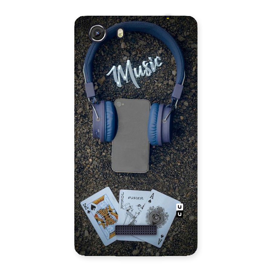 Music Power Cards Back Case for Micromax Unite 3