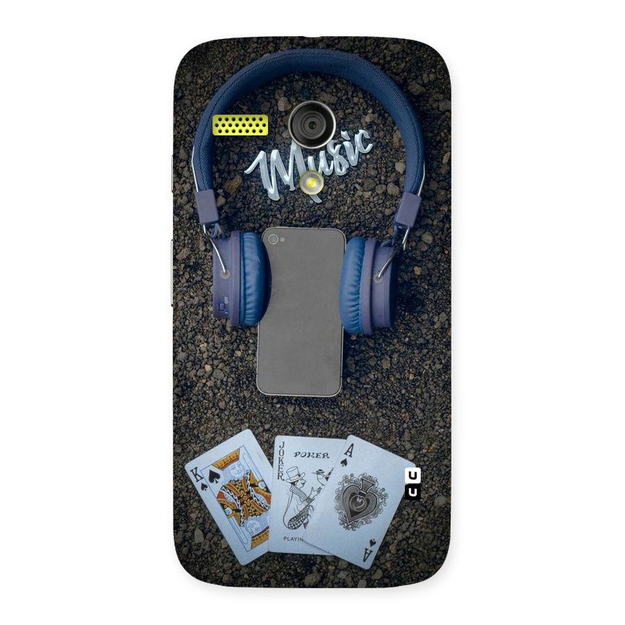 Music Power Cards Back Case for Moto G