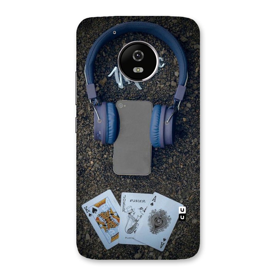 Music Power Cards Back Case for Moto G5
