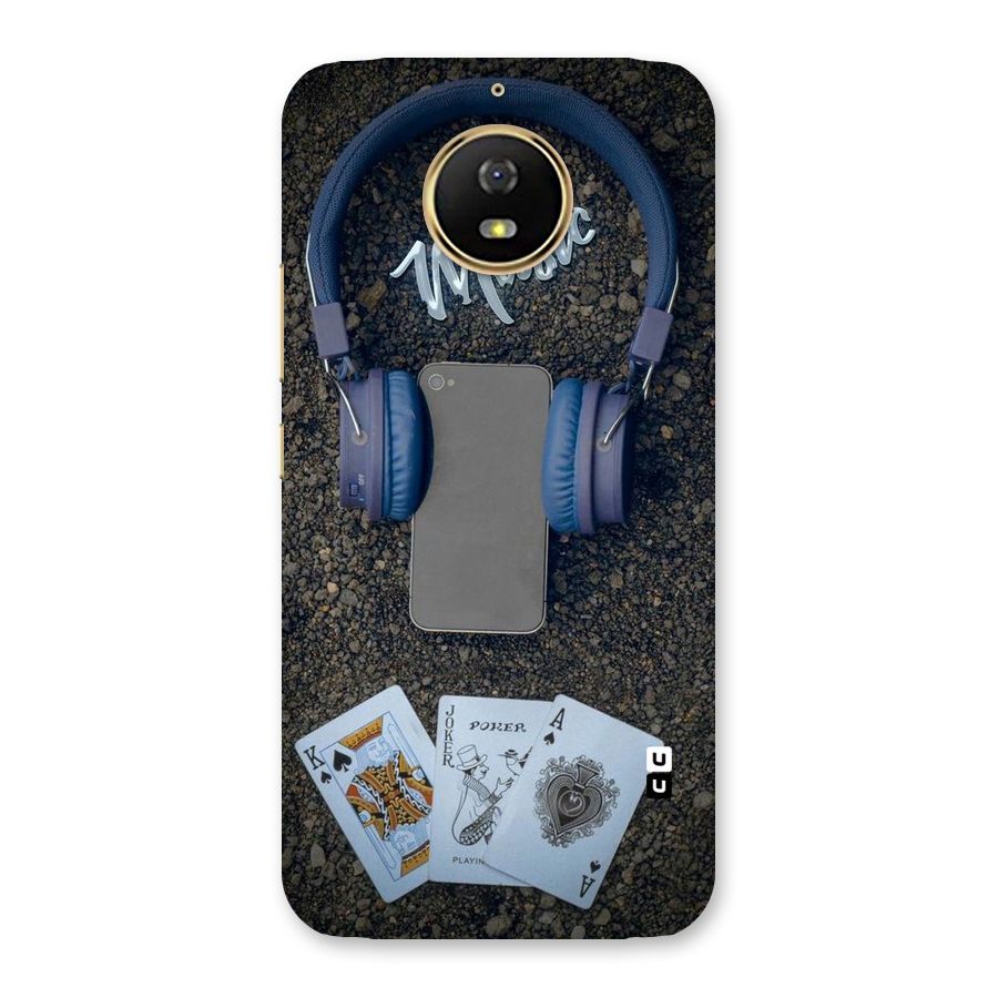 Music Power Cards Back Case for Moto G5s