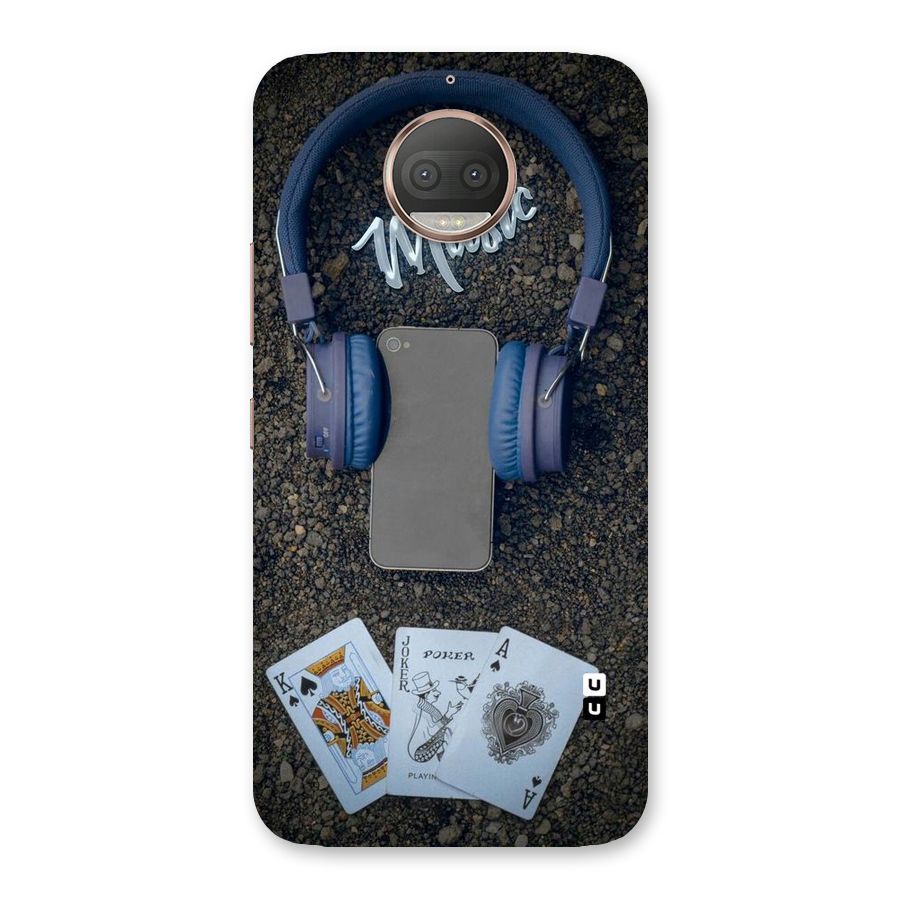 Music Power Cards Back Case for Moto G5s Plus