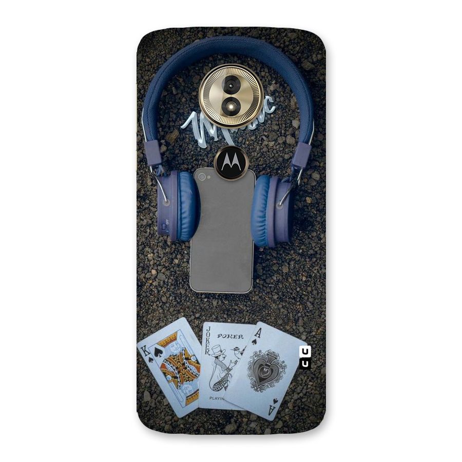 Music Power Cards Back Case for Moto G6 Play