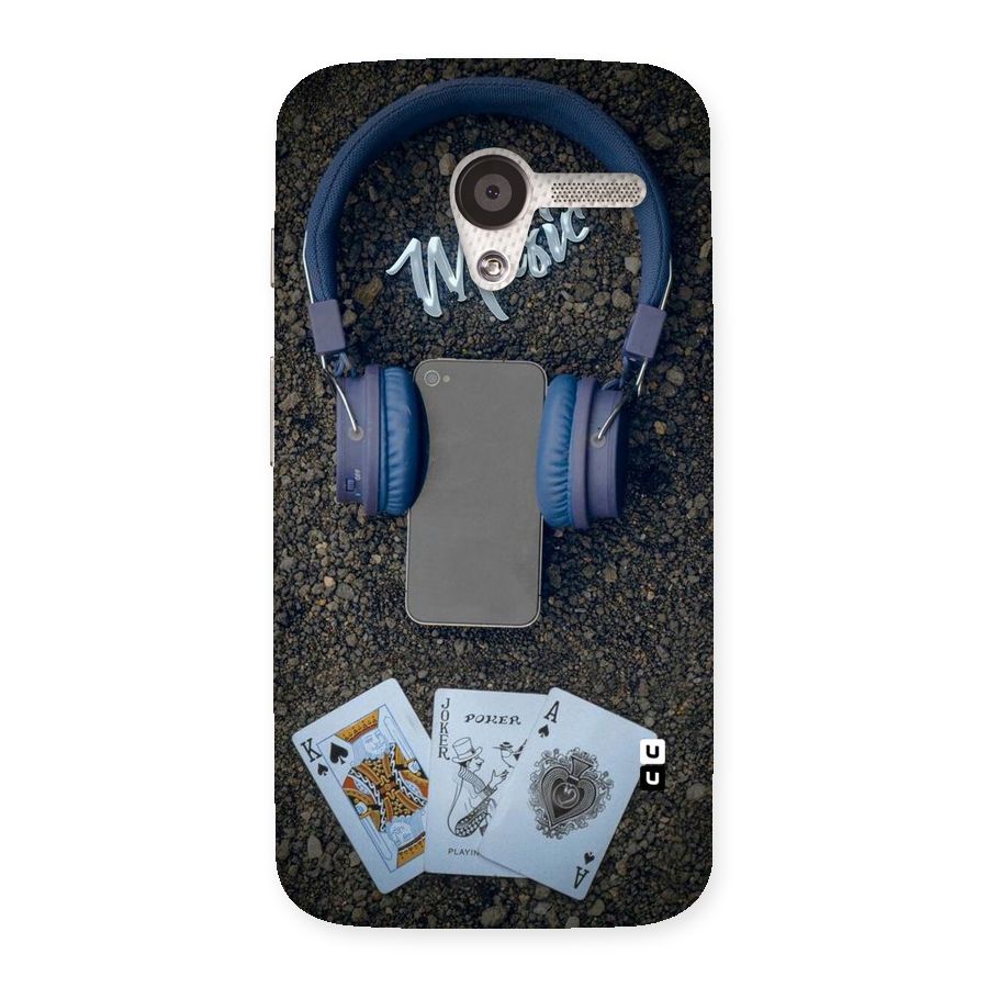 Music Power Cards Back Case for Moto X