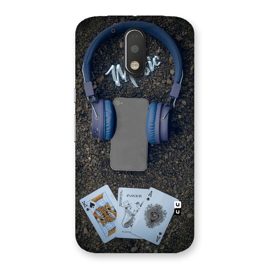 Music Power Cards Back Case for Motorola Moto G4 Plus