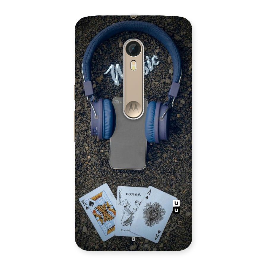 Music Power Cards Back Case for Motorola Moto X Style
