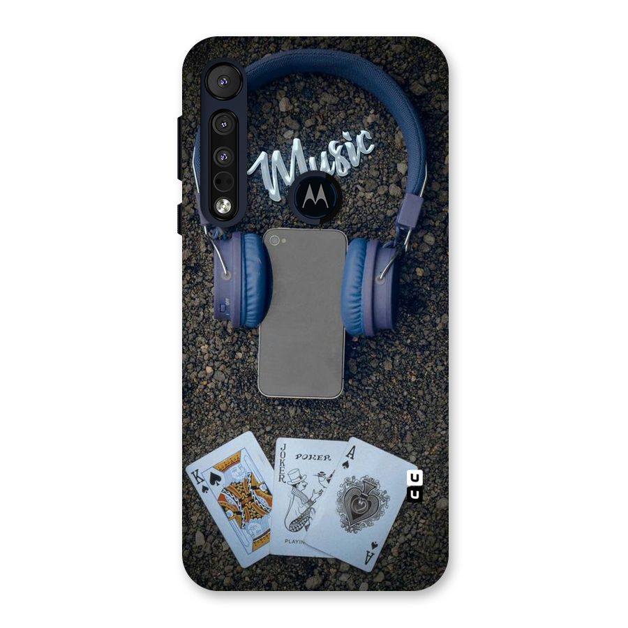 Music Power Cards Back Case for Motorola One Macro