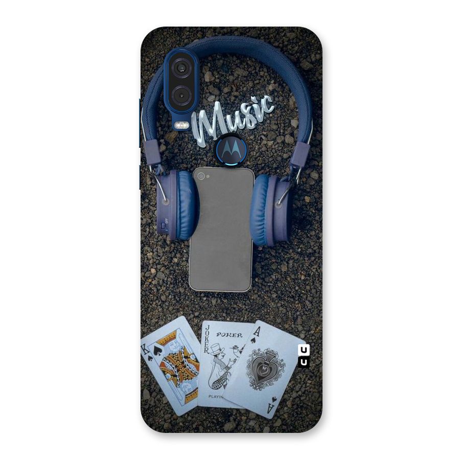 Music Power Cards Back Case for Motorola One Vision