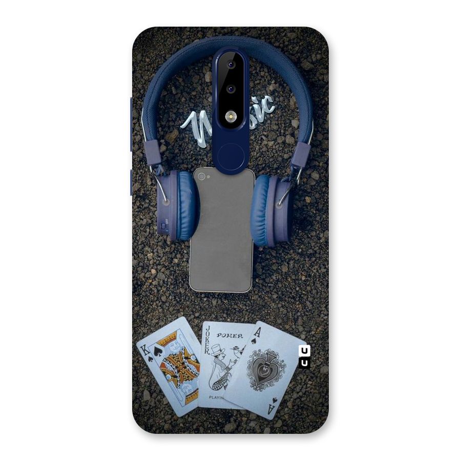 Music Power Cards Back Case for Nokia 5.1 Plus