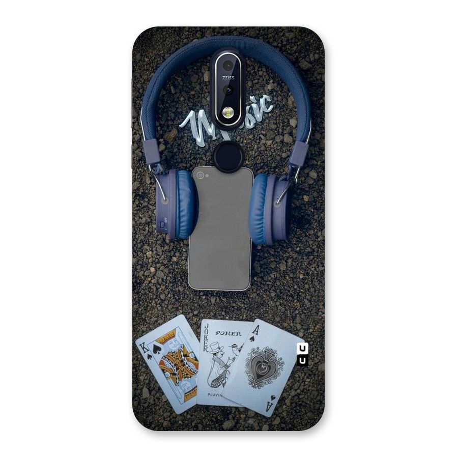 Music Power Cards Back Case for Nokia 7.1