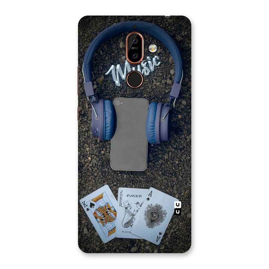 Music Power Cards Back Case for Nokia 7 Plus