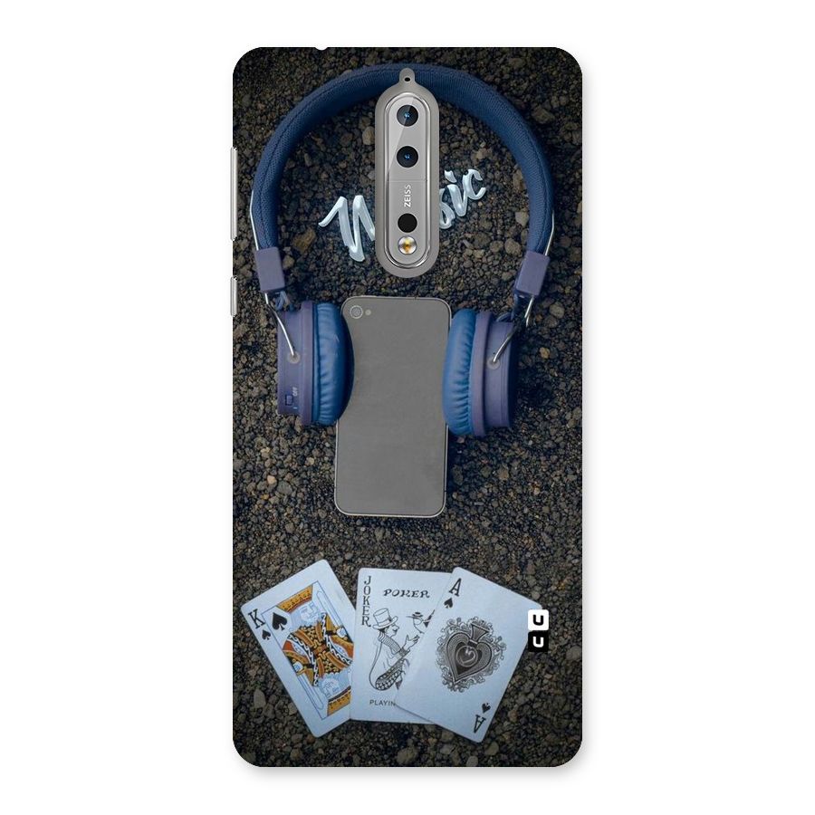 Music Power Cards Back Case for Nokia 8