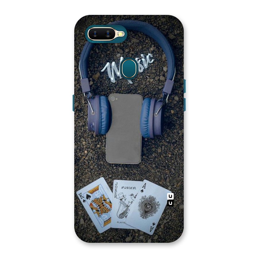 Music Power Cards Back Case for Oppo A11k