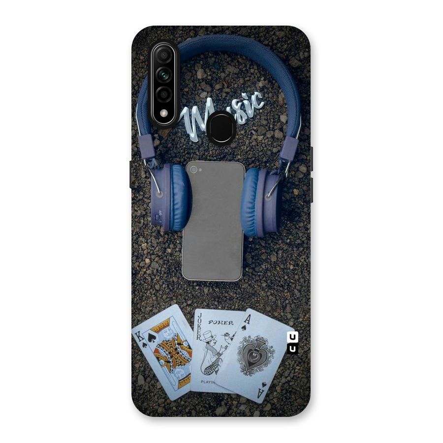 Music Power Cards Back Case for Oppo A31
