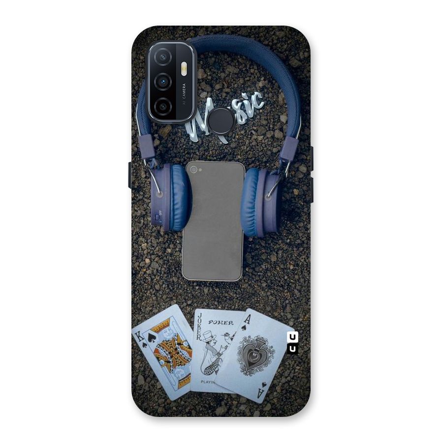 Music Power Cards Back Case for Oppo A32