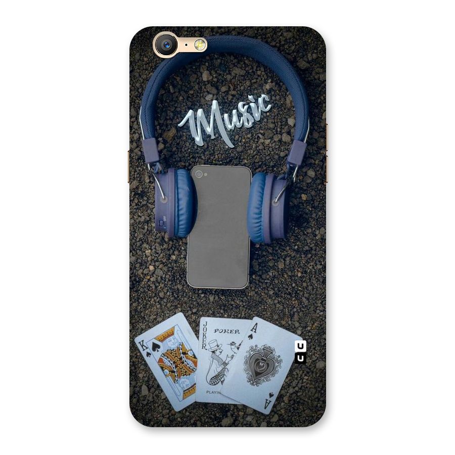 Music Power Cards Back Case for Oppo A39