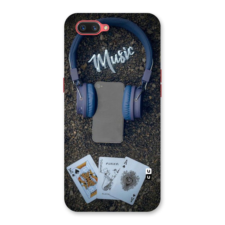 Music Power Cards Back Case for Oppo A3s