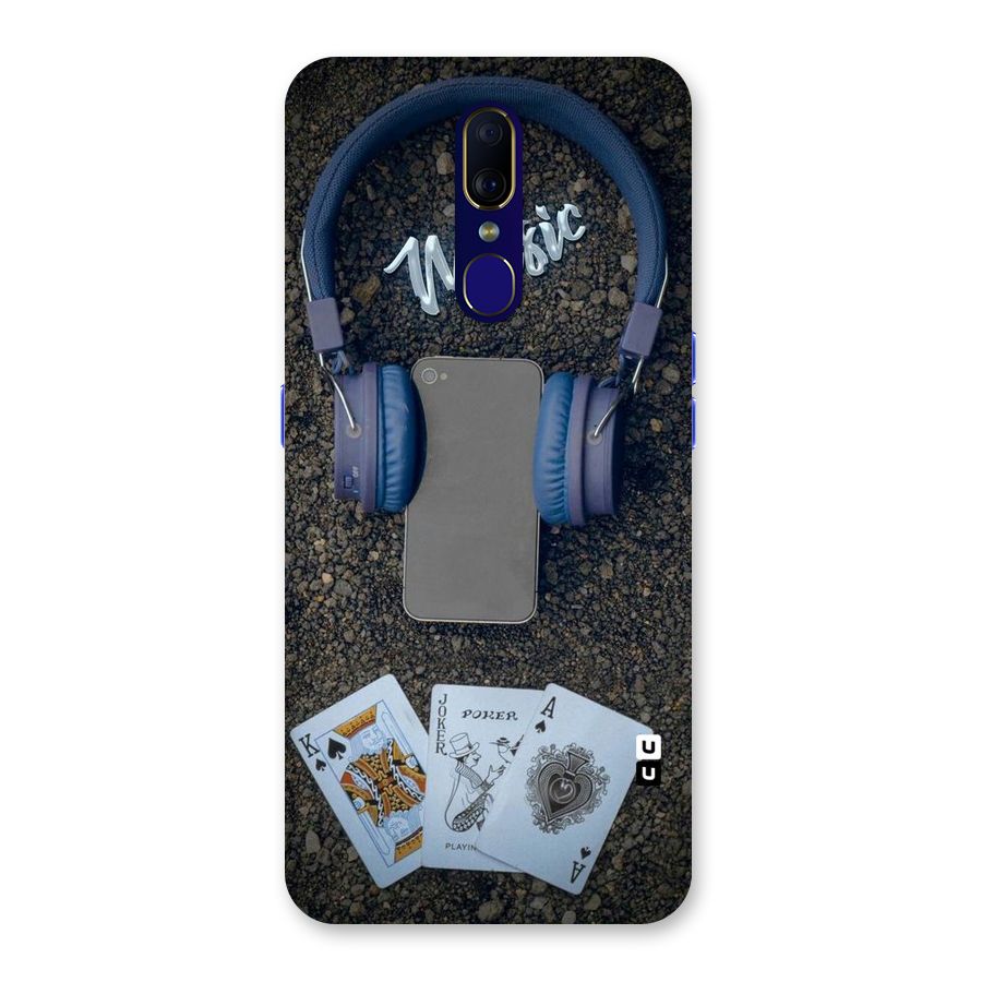 Music Power Cards Back Case for Oppo A9