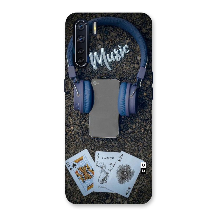 Music Power Cards Back Case for Oppo F15