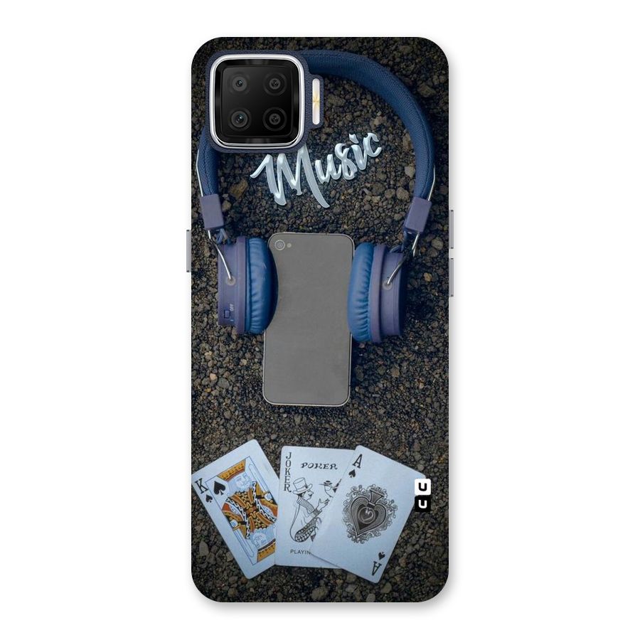 Music Power Cards Back Case for Oppo F17