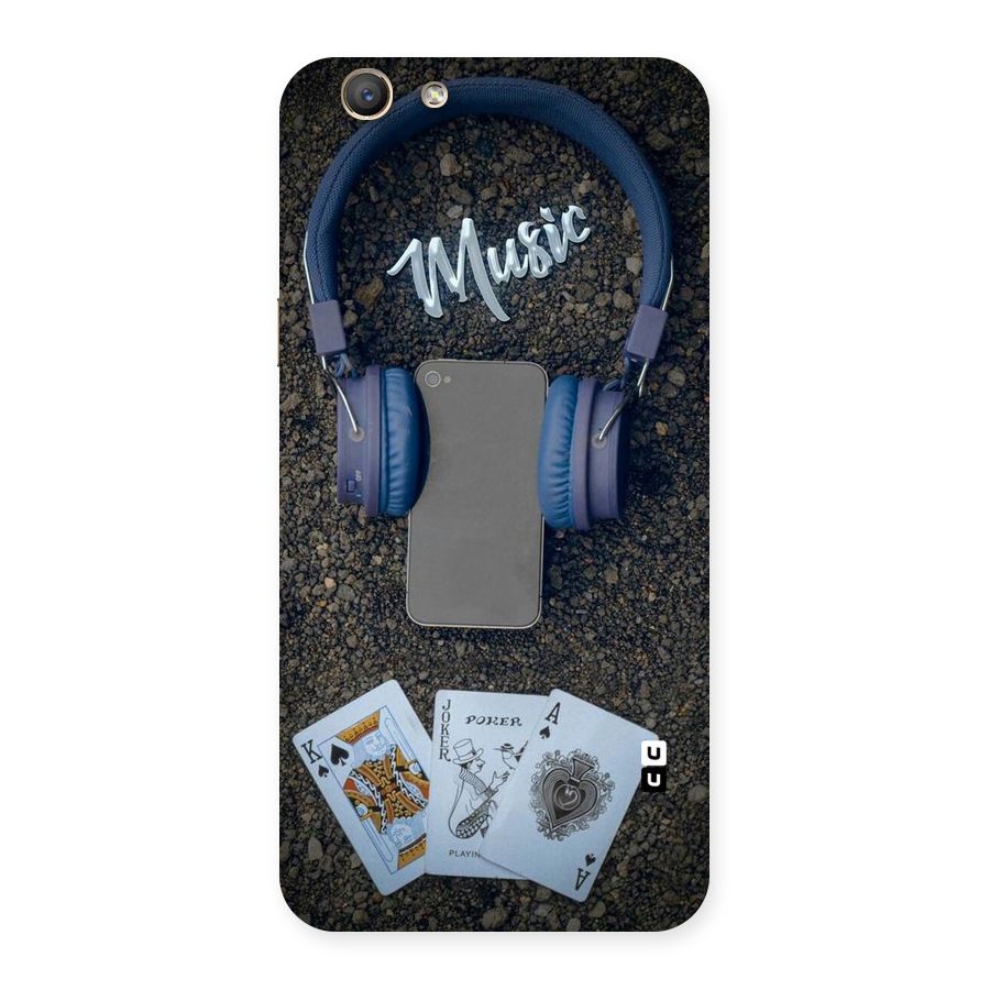 Music Power Cards Back Case for Oppo F1s