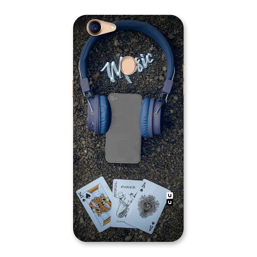 Music Power Cards Back Case for Oppo F5