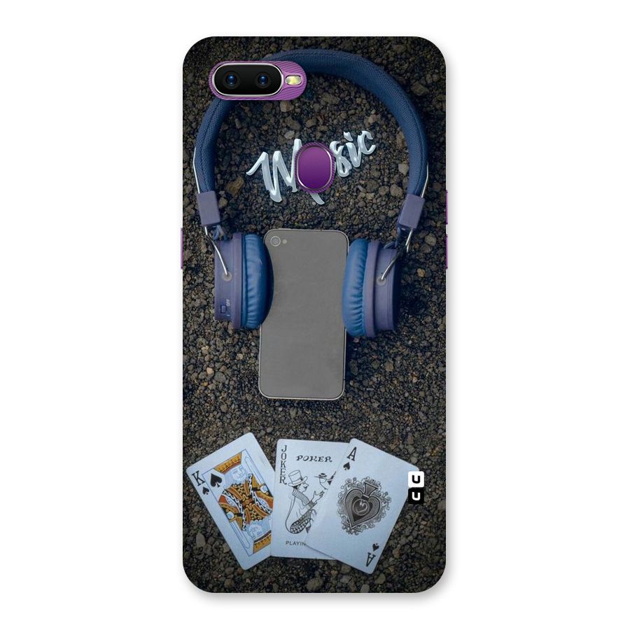 Music Power Cards Back Case for Oppo F9
