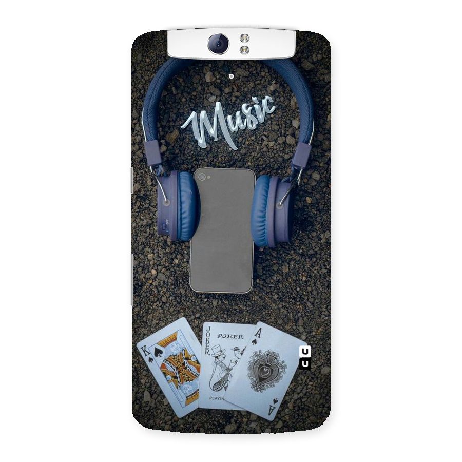 Music Power Cards Back Case for Oppo N1