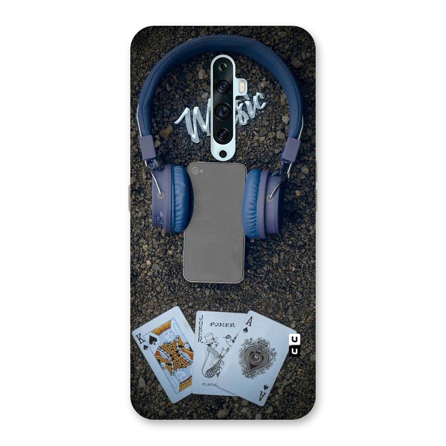 Music Power Cards Back Case for Oppo Reno2 F