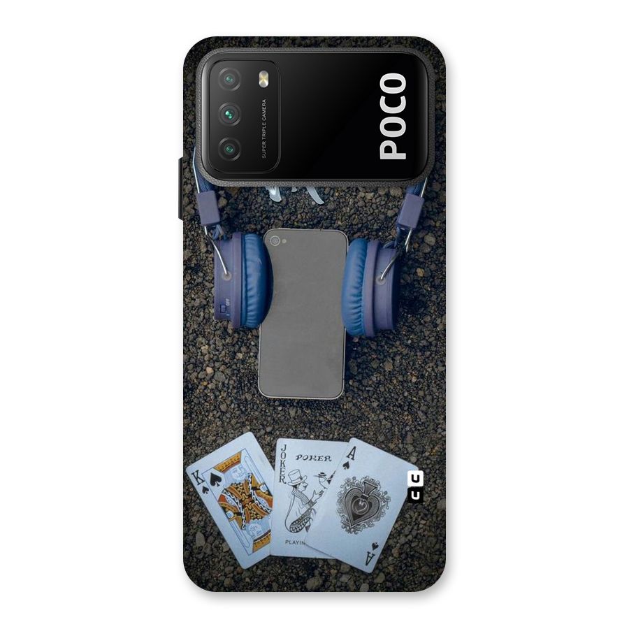 Music Power Cards Back Case for Poco M3