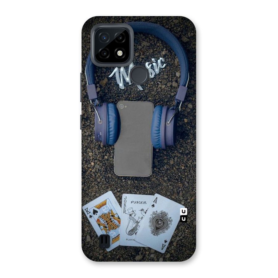 Music Power Cards Back Case for Realme C21