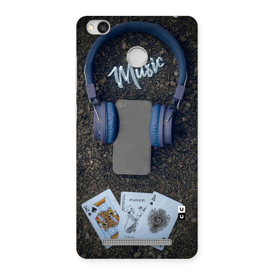 Music Power Cards Back Case for Redmi 3S Prime