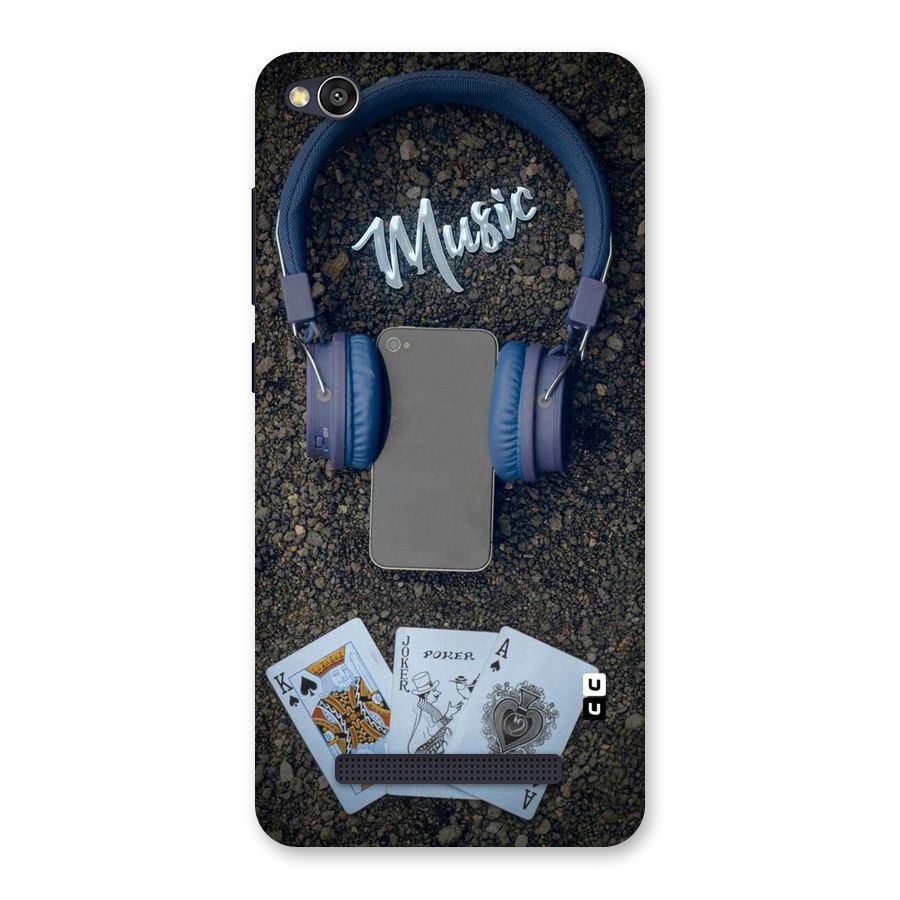 Music Power Cards Back Case for Redmi 4A