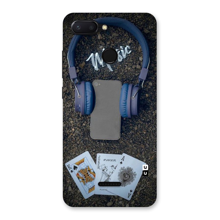 Music Power Cards Back Case for Redmi 6