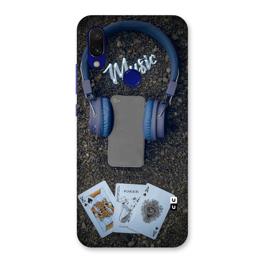 Music Power Cards Back Case for Redmi 7
