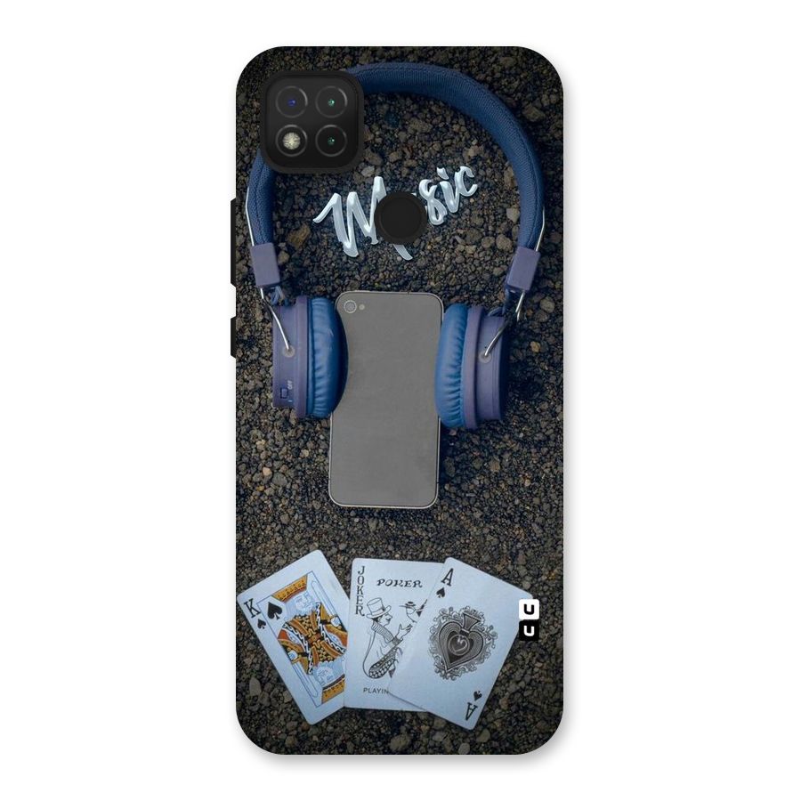 Music Power Cards Back Case for Redmi 9