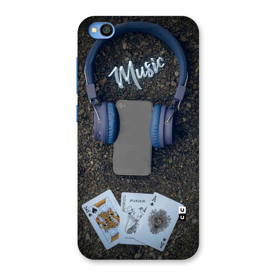 Music Power Cards Back Case for Redmi Go