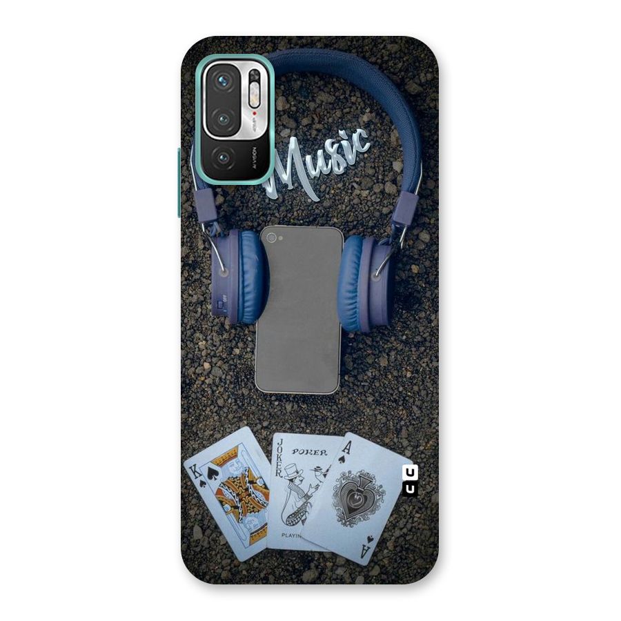 Music Power Cards Back Case for Redmi Note 10T 5G