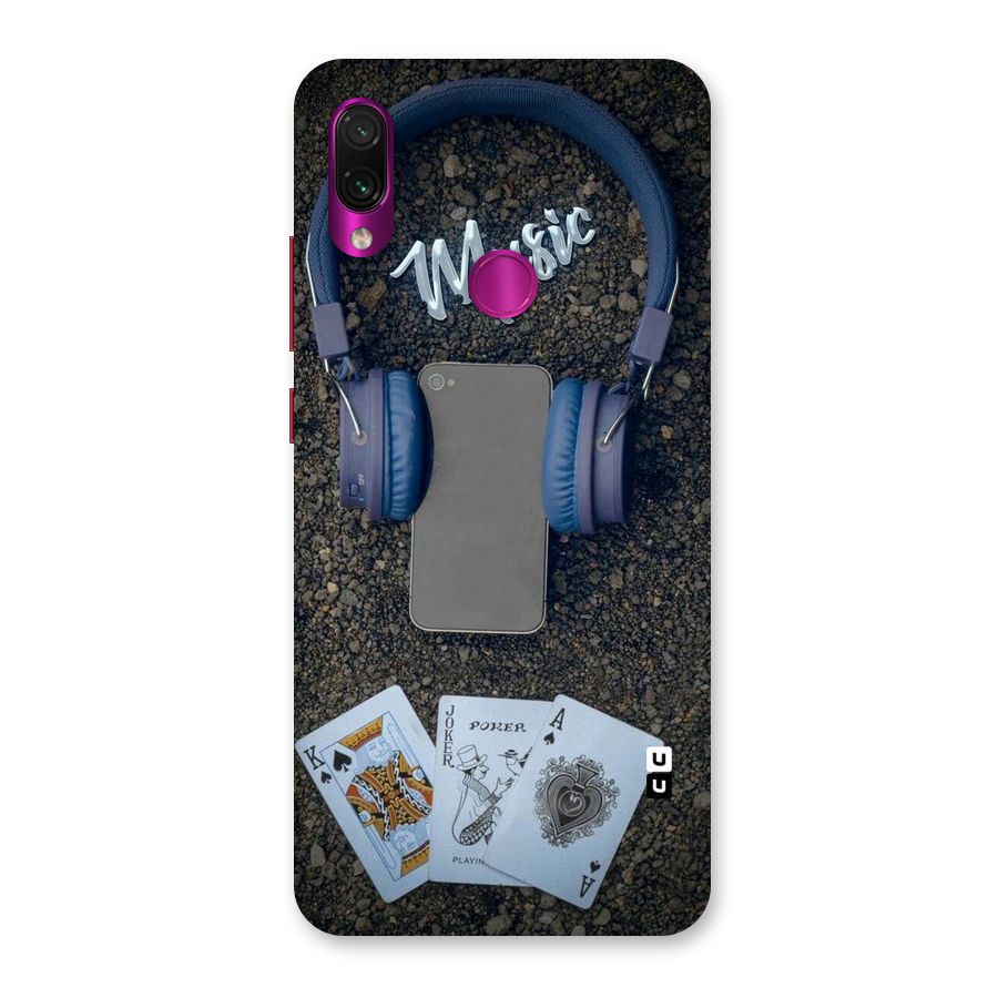 Music Power Cards Back Case for Redmi Note 7 Pro