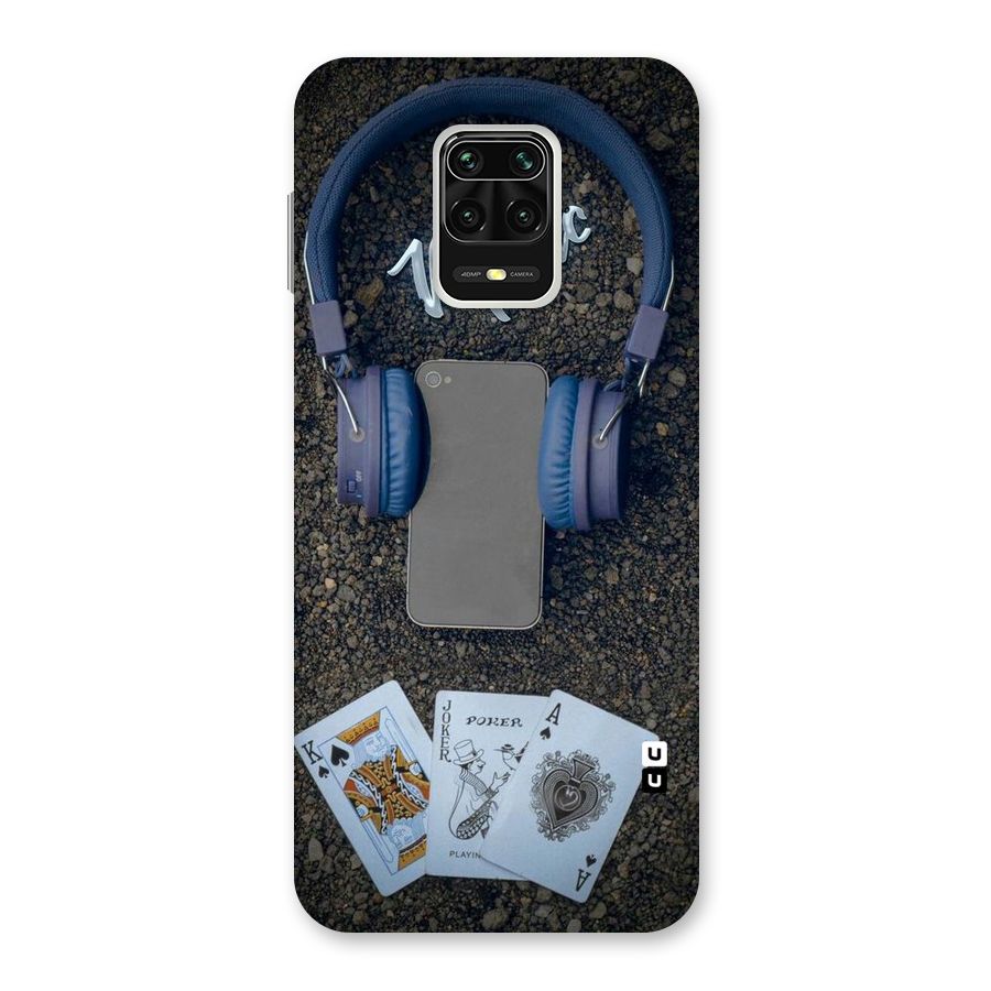 Music Power Cards Back Case for Redmi Note 9 Pro Max