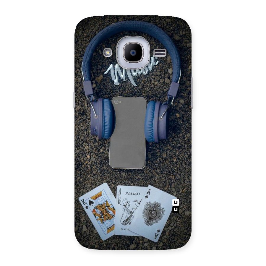 Music Power Cards Back Case for Samsung Galaxy J2 2016
