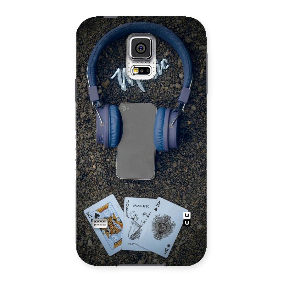 Music Power Cards Back Case for Samsung Galaxy S5