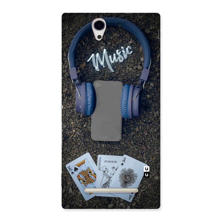 Music Power Cards Back Case for Sony Xperia C3