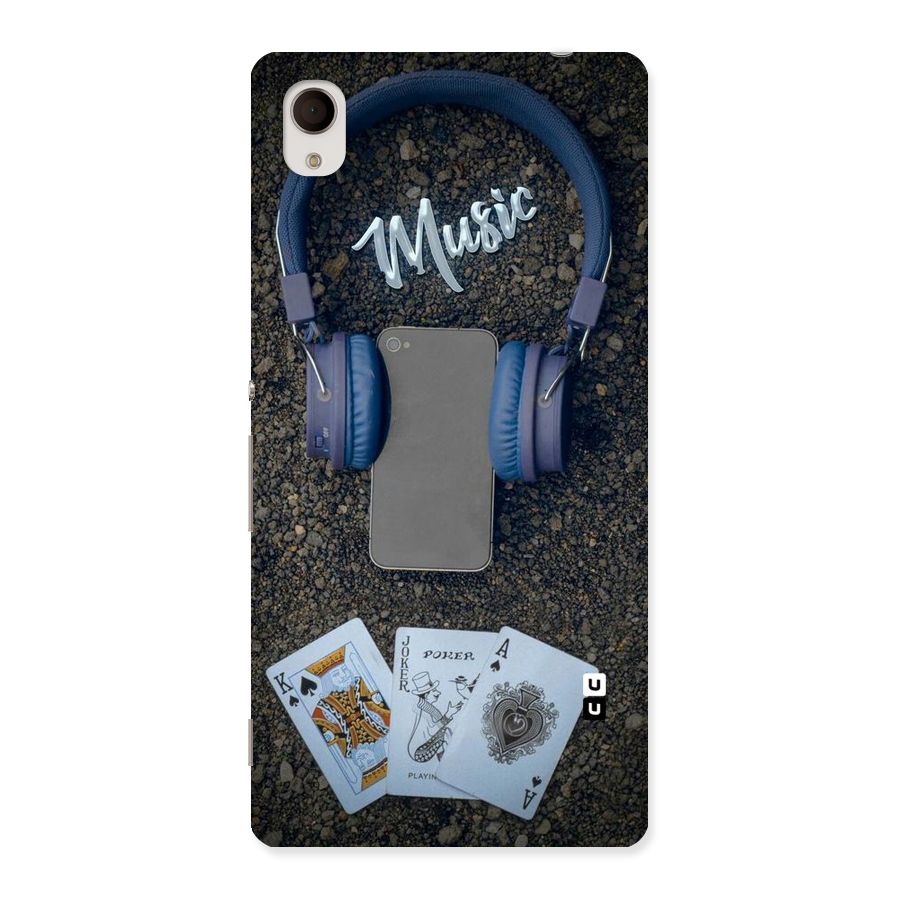 Music Power Cards Back Case for Sony Xperia M4