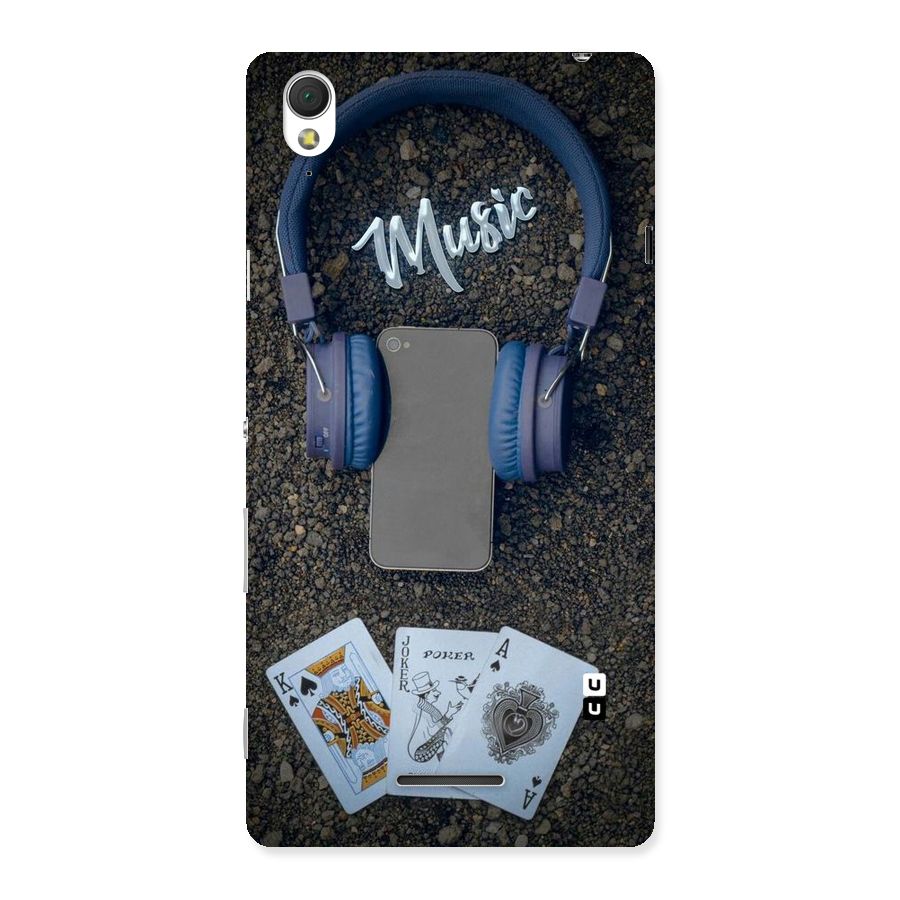 Music Power Cards Back Case for Sony Xperia T3