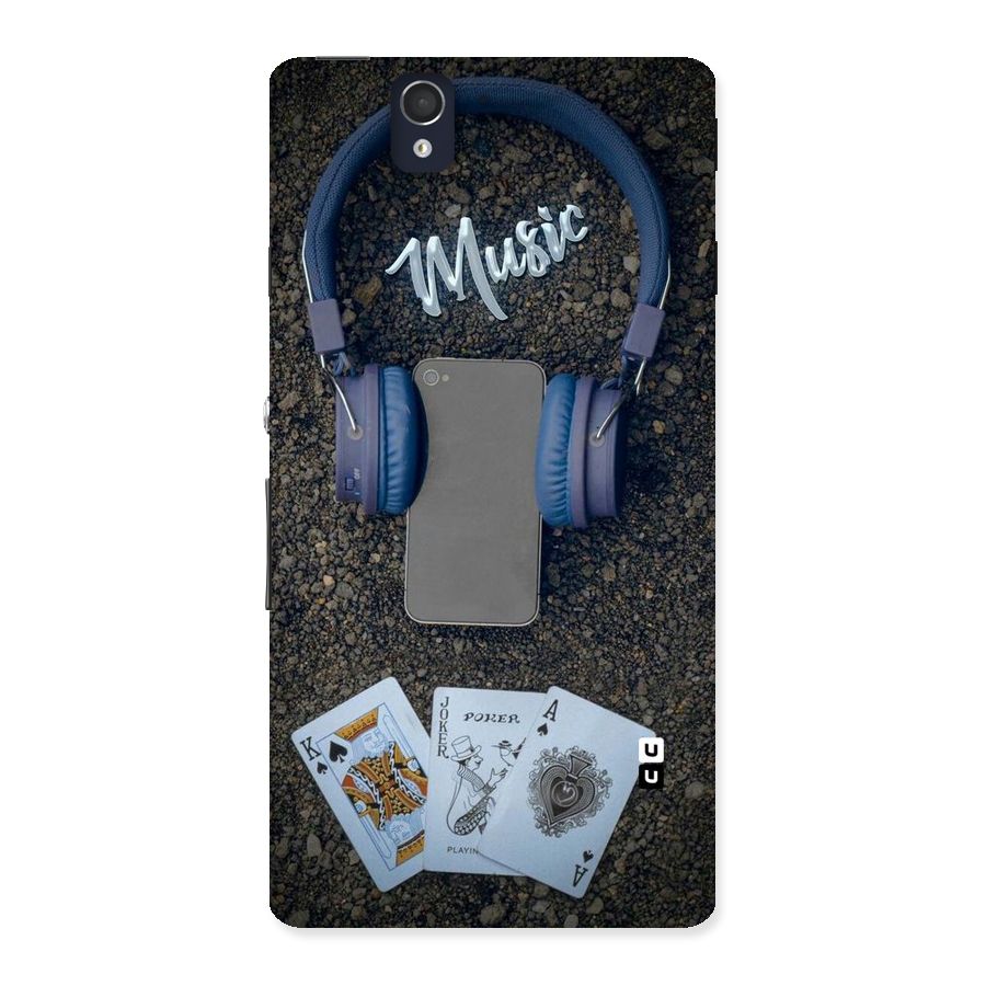 Music Power Cards Back Case for Sony Xperia Z