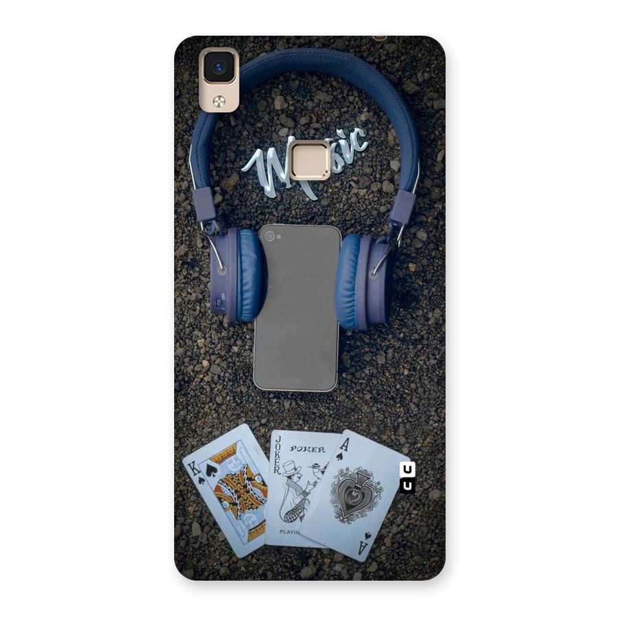 Music Power Cards Back Case for V3 Max