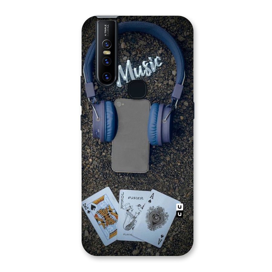 Music Power Cards Back Case for Vivo V15