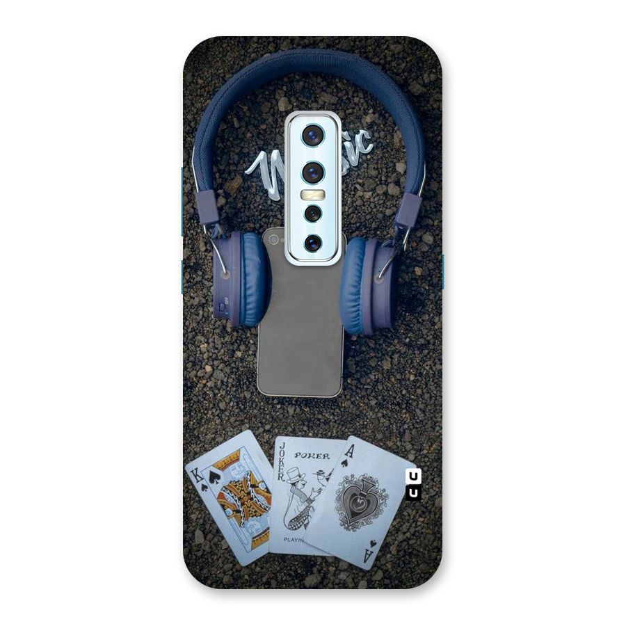 Music Power Cards Back Case for Vivo V17 Pro