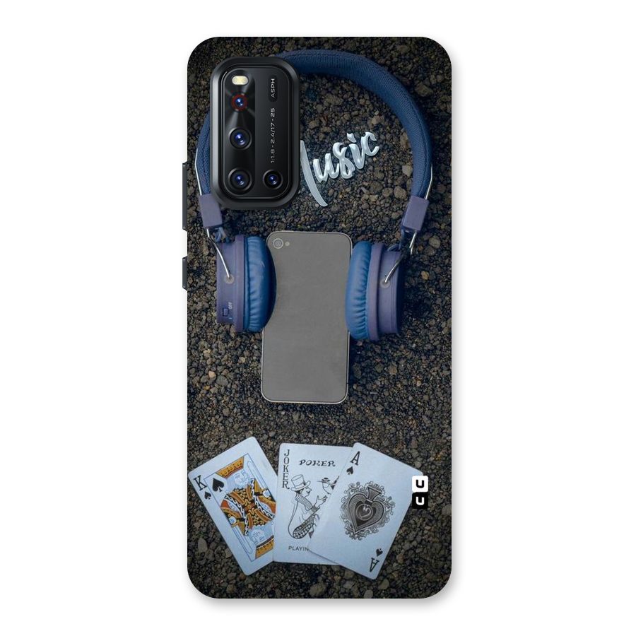 Music Power Cards Back Case for Vivo V19