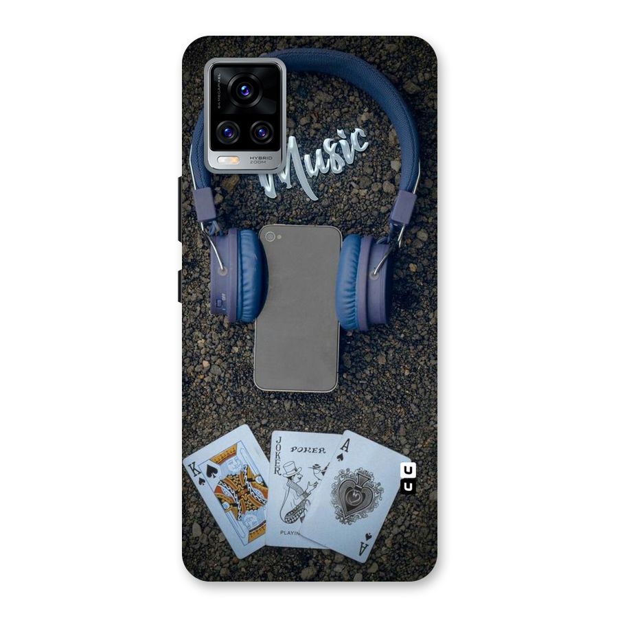 Music Power Cards Back Case for Vivo V20 Pro